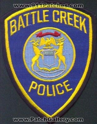 Battle Creek Police
Thanks to EmblemAndPatchSales.com for this scan.
Keywords: michigan