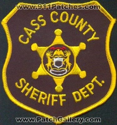 Cass County Sheriff Dept
Thanks to EmblemAndPatchSales.com for this scan.
Keywords: michigan department