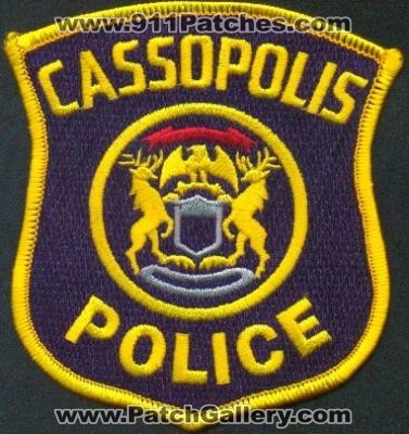 Cassopolis Police
Thanks to EmblemAndPatchSales.com for this scan.
Keywords: michigan