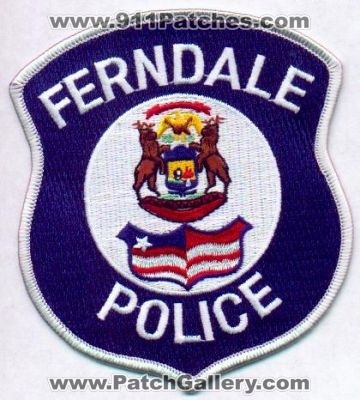 Ferndale Police
Thanks to EmblemAndPatchSales.com for this scan.
Keywords: michigan