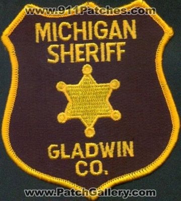 Gladwin County Sheriff
Thanks to EmblemAndPatchSales.com for this scan.
Keywords: michigan