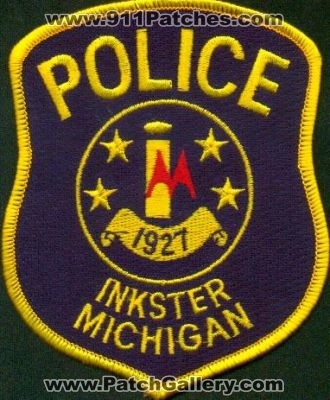 Inkster Police
Thanks to EmblemAndPatchSales.com for this scan.
Keywords: michigan
