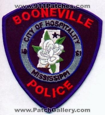 Booneville Police
Thanks to EmblemAndPatchSales.com for this scan.
Keywords: mississippi city of