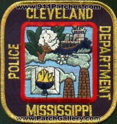 Cleveland Police Department
Thanks to EmblemAndPatchSales.com for this scan.
Keywords: mississippi