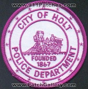 Holt Police Department
Thanks to EmblemAndPatchSales.com for this scan.
Keywords: missouri