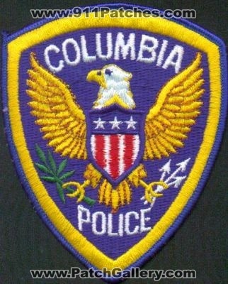 Columbia Police
Thanks to EmblemAndPatchSales.com for this scan.
Keywords: missouri