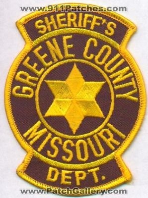 Greene County Sheriff's Dept
Thanks to EmblemAndPatchSales.com for this scan.
Keywords: missouri sheriffs department