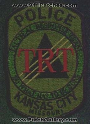 Kansas City Police Tactical Response Team
Thanks to EmblemAndPatchSales.com for this scan.
Keywords: missouri trt