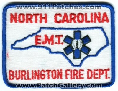 Burlington Fire Department E.M.T. (North Carolina)
Scan By: PatchGallery.com
Keywords: dept. emt