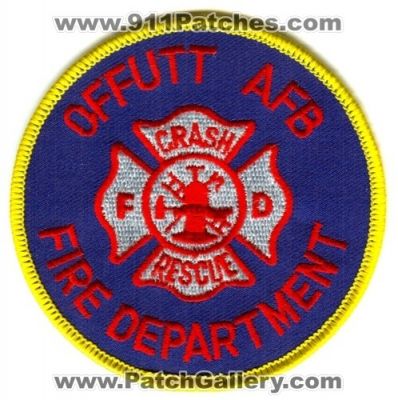 Offutt Air Force Base Fire Department Crash Rescue (Nebraska)
Scan By: PatchGallery.com
Keywords: afb usaf cfr arff fd