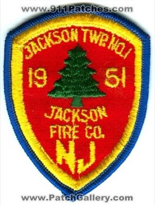 Jackson Township Fire Company Number 1 (New Jersey)
Scan By: PatchGallery.com
Keywords: twp. no. co.