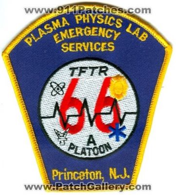 Plasma Physics Lab Emergency Services Tokamak Fusion Test Reactor 66 A Platoon (New Jersey)
Scan By: PatchGallery.com
Keywords: tftr princeton n.j.