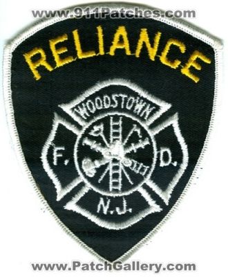 Reliance Fire Department (New Jersey)
Scan By: PatchGallery.com
Keywords: f.d. fd n.j. woodstown