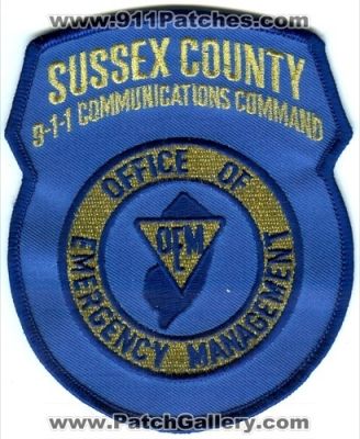 Sussex County 911 Communications Command (New Jersey)
Scan By: PatchGallery.com
Keywords: office of emergency management oem 9-1-1