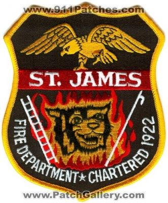 Saint James Fire Department Patch (New York)
Scan By: PatchGallery.com
Keywords: st. dept.