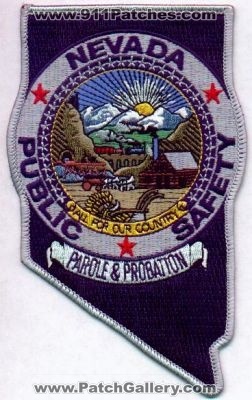 Nevada Highway Patrol Parole & Probation
Thanks to EmblemAndPatchSales.com for this scan.
Keywords: police dps public safety