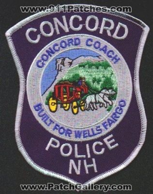 Concord Police
Thanks to EmblemAndPatchSales.com for this scan.
Keywords: new hampshire
