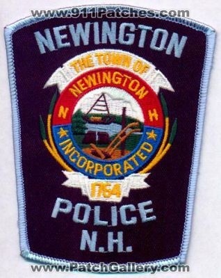 Newington Police
Thanks to EmblemAndPatchSales.com for this scan.
Keywords: new hampshire town of