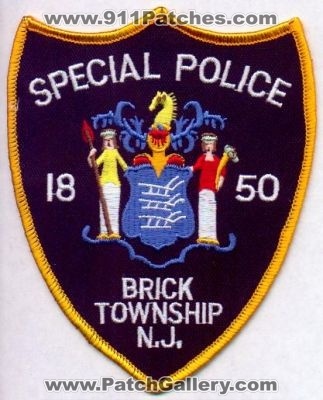 Brick Township Special Police
Thanks to EmblemAndPatchSales.com for this scan.
Keywords: new jersey