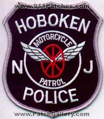 Hoboken Police Motorcycle Patrol
Thanks to EmblemAndPatchSales.com for this scan.
Keywords: new jersey