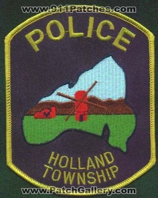 Holland Township Police
Thanks to EmblemAndPatchSales.com for this scan.
Keywords: new jersey