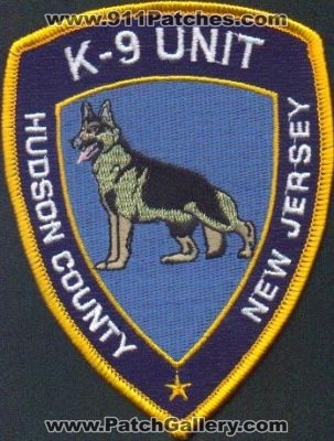 Hudson County Police K-9 Unit
Thanks to EmblemAndPatchSales.com for this scan.
Keywords: new jersey k9