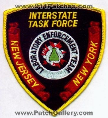 Interstate Task Force Laboratory Enforcement Team
Thanks to EmblemAndPatchSales.com for this scan.
Keywords: new jersey york