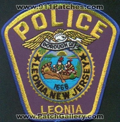 Leonia Police
Thanks to EmblemAndPatchSales.com for this scan.
Keywords: new jersey
