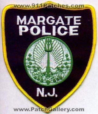 Margate Police
Thanks to EmblemAndPatchSales.com for this scan.
Keywords: new jersey