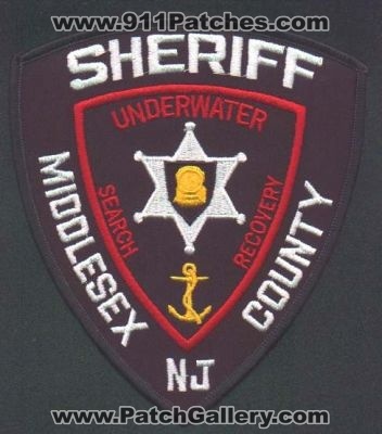 Middlesex County Sheriff Underwater Search Recovery
Thanks to EmblemAndPatchSales.com for this scan.
Keywords: new jersey