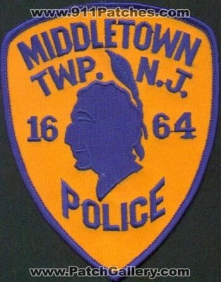 Middletown Twp Police
Thanks to EmblemAndPatchSales.com for this scan.
Keywords: new jersey township
