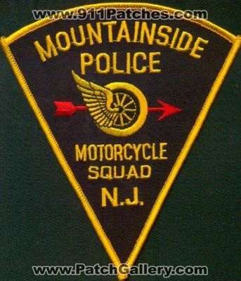 Mountainside Police Motorcycle Squad
Thanks to EmblemAndPatchSales.com for this scan.
Keywords: new jersey