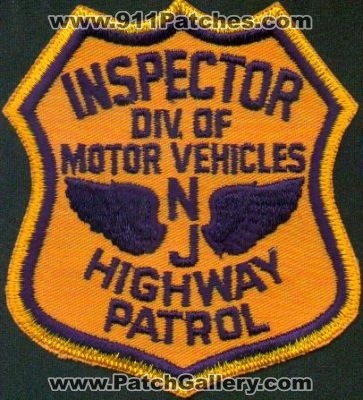 New Jersey Highway Patrol Division of Motor Vehicles Inspector
Thanks to EmblemAndPatchSales.com for this scan.
Keywords: police