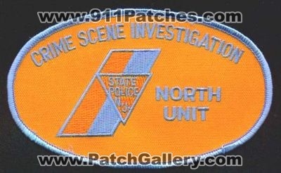 New Jersey State Police Crime Scene Investigation North Unit
Thanks to EmblemAndPatchSales.com for this scan.
