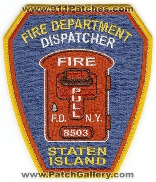 FDNY Fire Dispatcher
Thanks to PaulsFirePatches.com for this scan.
Keywords: new york department