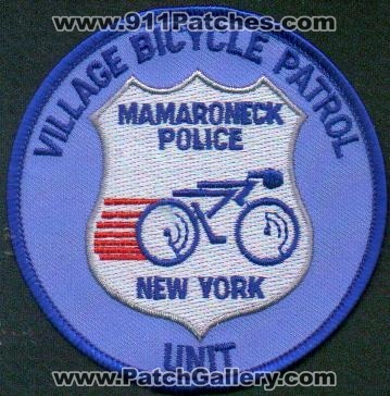 Mamaroneck Police Village Bicycle Patrol
Thanks to EmblemAndPatchSales.com for this scan.
Keywords: new york