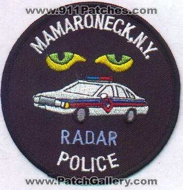 Mamaroneck Police Radar
Thanks to EmblemAndPatchSales.com for this scan.
Keywords: new york