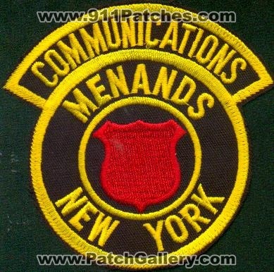 Menands Police Communications
Thanks to EmblemAndPatchSales.com for this scan.
Keywords: new york