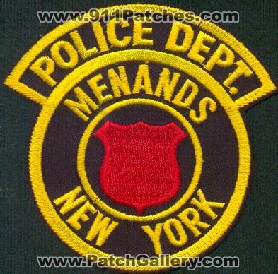 Menands Police Dept
Thanks to EmblemAndPatchSales.com for this scan.
Keywords: new york department