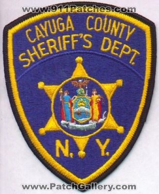 Cayuga County Sheriff's Dept
Thanks to EmblemAndPatchSales.com for this scan.
Keywords: new york sheriffs department