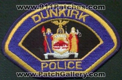 Dunkirk Police
Thanks to EmblemAndPatchSales.com for this scan.
Keywords: new york