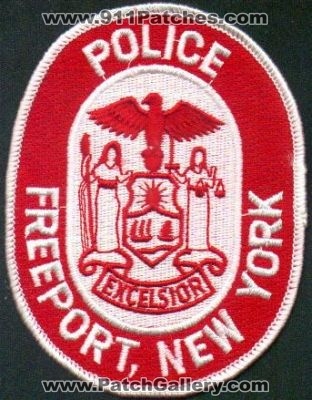 Freeport Police
Thanks to EmblemAndPatchSales.com for this scan.
Keywords: new york