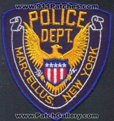 Marcellus Police Dept
Thanks to EmblemAndPatchSales.com for this scan.
Keywords: new york department
