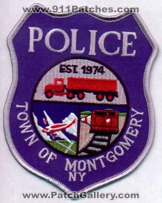 Montgomery Police
Thanks to EmblemAndPatchSales.com for this scan.
Keywords: new york town of