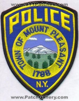 Mount Pleasant Police
Thanks to EmblemAndPatchSales.com for this scan.
Keywords: new york mt town of