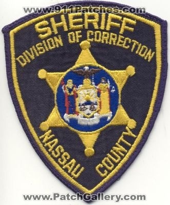 Nassau County Sheriff Division of Correction
Thanks to EmblemAndPatchSales.com for this scan.
Keywords: new york