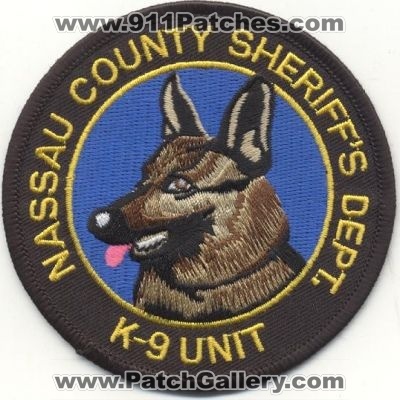 Nassau County Sheriff's Dept K-9 Unit
Thanks to EmblemAndPatchSales.com for this scan.
Keywords: new york sheriffs department k9