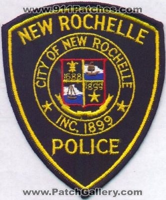 New Rochelle Police
Thanks to EmblemAndPatchSales.com for this scan.
Keywords: new york city of