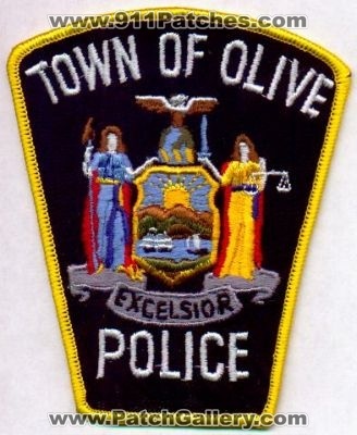 Olive Police
Thanks to EmblemAndPatchSales.com for this scan.
Keywords: new york town of