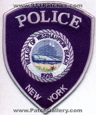Westhampton Beach Police
Thanks to EmblemAndPatchSales.com for this scan.
Keywords: new york village of
